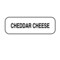 Nevs Cheddar Cheese Label 1/2" x 1-1/2" DIET-402 - alternate 1